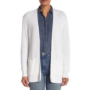 Madewell Nolan Ribbed Open Front Cardigan